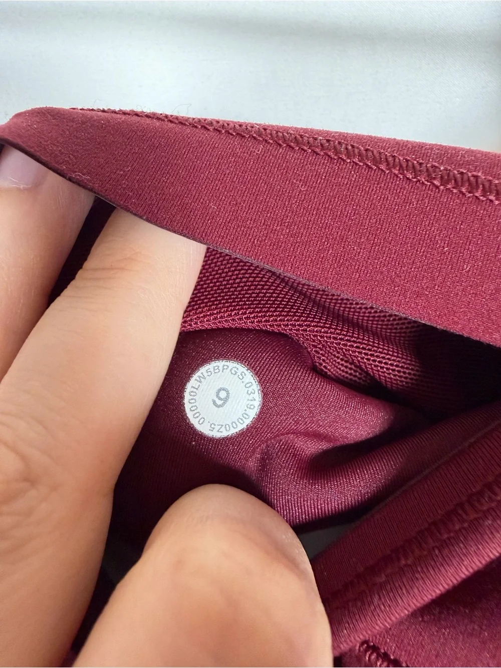 lululemon athletica Deep Burgundy High-Waist Leggings